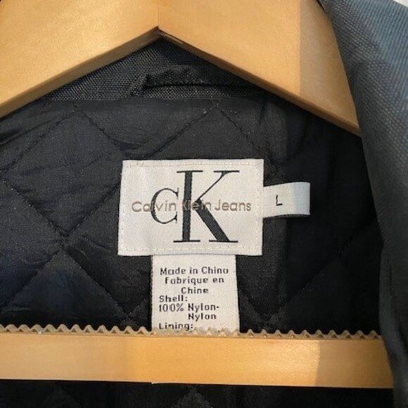 Calvin Klein Men’s Double Breasted Water Repellent Insulated Pea Coat - Black - Picture 2 of 3